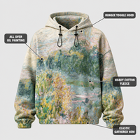 Sweat à capuche vert personnalisé 400 GSM pour homme, en molleton de coton épais, imprimé peinture à l'huile, coupe oversize, pour streetwear vintage