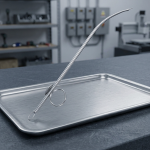 Tube d'aspiration Magill en acier inoxydable, instrument chirurgical manuel pour la chirurgie ORL, la chirurgie générale et l'utilisation hospitalière - Product Image 5