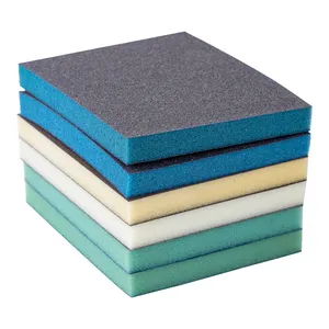 Multifunctional Aluminum Oxide Abrasive Sand Paper Sanding Sponge Block For Wood Metals