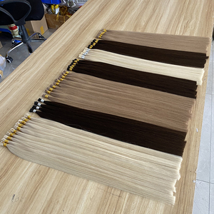 Großhandel russische Keratin I Tipp menschliche russische Haar verlängerungen Raw Virgin Double Drawn <span class=keywords><strong>Remy</strong></span> Haar verlängerungen - Product Image 2