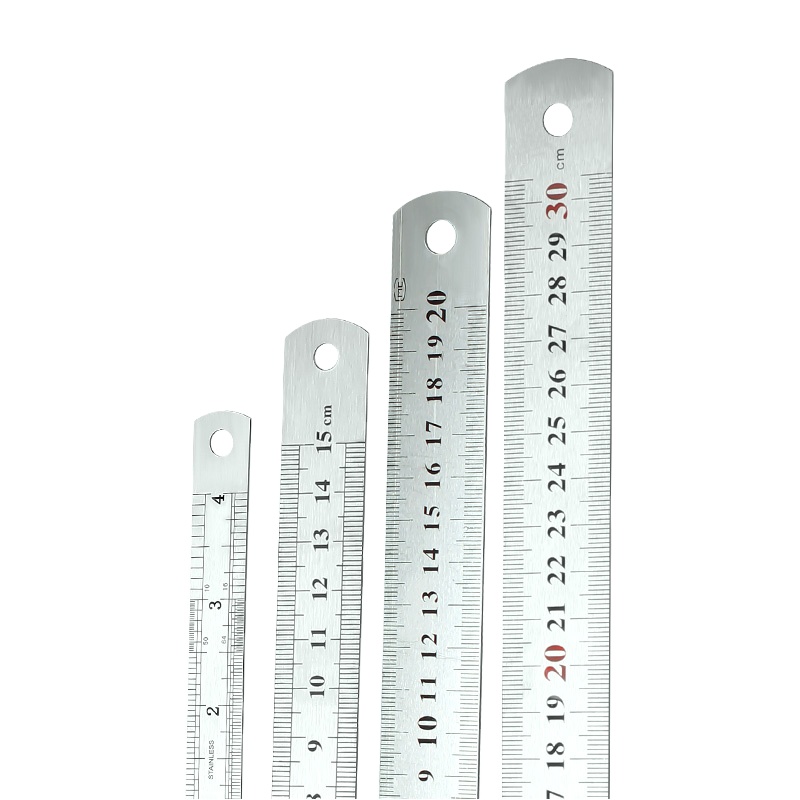 MeiKeLa нержавеющая сталь 10/15/20/30 см домашние офисные измерительные инструменты прямая Линейка металлическая линейка