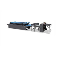 Machine à laminer le papier ondulé en carton ondulé de type alimentation manuelle, machine à coller automatiquement les feuilles à froid, électrique