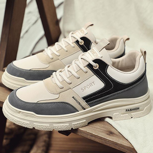 SFS 39-44 Scarpe Sportive Casual Trendy Nere e Beige Resistenti all'Usura per Uomo - Product Image 4