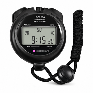 Chronomètre mécanique étanche PC2000 ABS à accrocher au poignet, <span class=keywords><strong>chronographe</strong></span> professionnel pour l'entraînement sportif et les jeux - Product Image 5