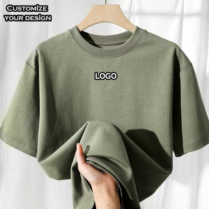 Tshirt Cotton Short Sleeve O-Neck T-Shirt Solid Color Simple Loose Casual <strong>Tops</strong> Hot Sale Blank <strong>Design</strong> Tshirt for Men - Product Image 3
