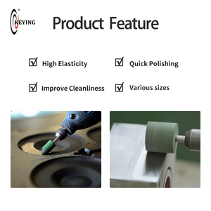Abrasifs <span class=keywords><strong>de</strong></span> clé 100 pièces 3mm arbre oxyde d'aluminium <span class=keywords><strong>cylindre</strong></span> forme conique caoutchouc tête <span class=keywords><strong>de</strong></span> meulage outils abrasifs <span class=keywords><strong>pour</strong></span> le polissage - Product Image 6