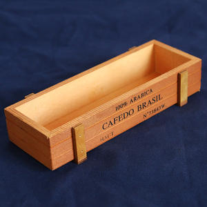 Boîte en <span class=keywords><strong>bois</strong></span> bleu naturel moderne, carrée, avec compartiments, organiseur, <span class=keywords><strong>porte</strong></span>-crayons, boîte à plantes succulentes en <span class=keywords><strong>bois</strong></span> - Product Image 2