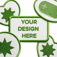 Écussons brodés personnalisés toutes formes (rond, ovale, rectangulaire, cœur) – Badges thermocollants avec logo – Fabricant OEM en gros