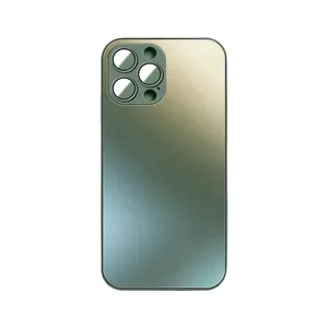 豪华AG磨砂相机膜硅胶手机套，带原装标志，适用于iPhone 13 14 Pro Max