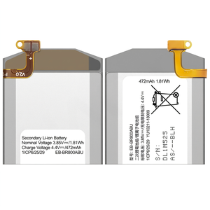 Batería para <span class=keywords><strong>Samsung</strong></span> EB-BR800ABU, GH43-04855A para <span class=keywords><strong>Samsung</strong></span> <span class=keywords><strong>Galaxy</strong></span> Watch 46mm, S46mm <span class=keywords><strong>SM</strong></span>-<span class=keywords><strong>R800</strong></span> <span class=keywords><strong>SM</strong></span>-R805 <span class=keywords><strong>SM</strong></span>-R810 - Product Image 4