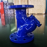 Filtre en Y de Qian Cheng, DN100, en fonte ductile, avec tamis filtrant en acier inoxydable 304/201, disponible en longueurs conformes aux normes nationales, allemandes et américaines