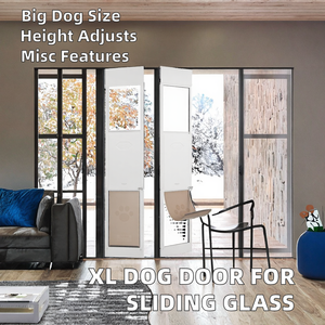 एल्यूमीनियम दरवाजा फ्रेम के साथ पर्यावरण के अनुकूल पालतू दरवाजा सबसे अच्छी कीमत और गुणवत्ता, टिकाऊ, विंडप्रूफ, कुत्तों और बिल्लियों के लिए कोल्ड-प्रूफ - Product Image 5