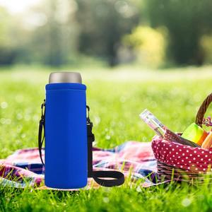 Sac de transport isotherme personnalisé pour bouteille d'eau, en néoprène, avec bandoulière - Product Image 5