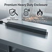 OEM coque en alliage d'aluminium de haute qualité 6 prises USB Port PDU multiprise prises France équipement de distribution d'énergie