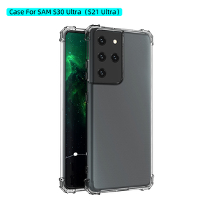 Coques de téléphone portable pour Samsung S21 Ultra, protection intégrale 360° en gel souple antichoc TPU avec protection d'objectif caméra 3D Airbag - Product Image 2
