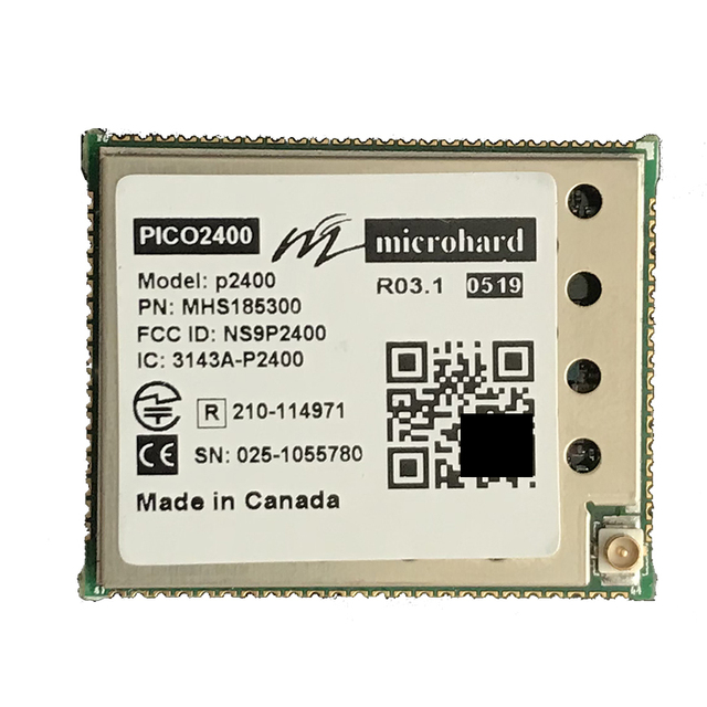 Microhard P2400 digital radio 2.4G frequency hopping 1W high power as far as 50 kilometers imported from Canada