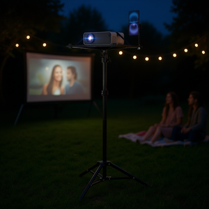 Support de projecteur réglable en hauteur, 26,97-63 pouces, charge maximale pour films en plein air, bureau à domicile, scène, studio - Product Image 2