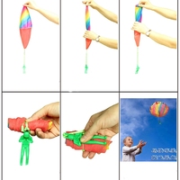 Lancer à la main Mini soldat Parachute pour enfants jouets de plein air jeu éducatif volant Parachute Sport pour enfants jouets