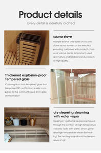 <span class=keywords><strong>Sauna</strong></span> Interna di Lusso a Prezzo di Fabbrica <span class=keywords><strong>Sauna</strong></span> a Vapore Tradizionale da 2-4 Persone in Vendita - Product Image 6