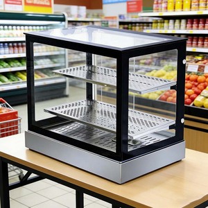 ตู้เก็บความร้อนแบบตั้งโต๊ะสำหรับอาหารทอดอเนกประสงค์ สำหรับไก่ทอด เบอร์เกอร์ ทาร์ตไข่ พร้อมระบบทำความร้อน - Product Image 5