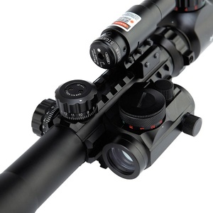 Cannocchiale <span class=keywords><strong>C3</strong></span>-9x40 con Laser Rosso e Mini Mirino a Punto Rosso, Impermeabile e Antiurto per Caccia e Sport all'Aperto - Product Image 5