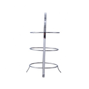 Soporte de 3 Niveles para Platos de Comida, Moderno, Ecológico, Reciclable, de Metal Plateado/Dorado, para Servir Té de la Tarde, Exhibidor de Pasteles - Product Image 2