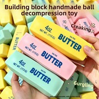 Tendance du moment : Jouet sensoriel souple en forme de bâton de beurre croustillant, son os craquant, fait main, friable, anti-stress, cadeau de fête