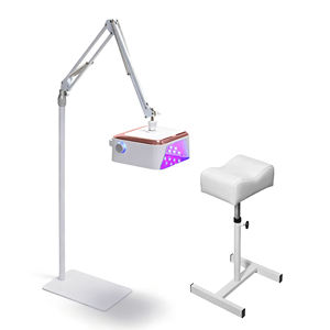 Vente en gros 54W <span class=keywords><strong>lampe</strong></span> à ongles <span class=keywords><strong>rechargeable</strong></span> pour les pieds 360 ° librement réglable direction hauteur support et tabourets pour les salons à domicile - Product Image 5