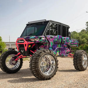 Rines de Aluminio Forjado con Acabado Brillante y Borde Profundo de 20-30 Pulgadas 8x180/139.7, Diseño Personalizado de Alta Resistencia SRW Todoterreno para Camioneta - Product Image 4