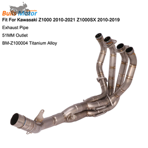 Pour Kawasaki Z1000 2010 - 2021 <span class=keywords><strong>Z1000SX</strong></span> 2010 - <span class=keywords><strong>2019</strong></span> tuyau d'échappement Moto vélo système d'échappement complet course titane - Product Image 2