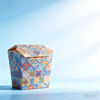 Boîtes d'emballage en papier kraft ignifuge de qualité alimentaire personnalisées pour les en-cas, le pain, la pizza, le poulet frit, les hamburgers, les frites, la salade, le poisson