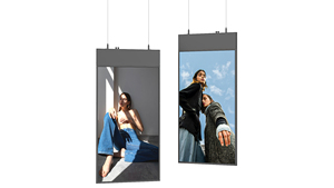 Pantalla LCD Digital Colgante <span class=keywords><strong>de</strong></span> Techo <span class=keywords><strong>de</strong></span> Alto Brillo, Pantalla Táctil para Interiores, Animación, OEM Disponible, Tienda Minorista 1 - Product Image 4