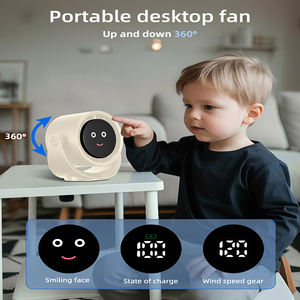 Mini ventilateur rechargeable portable, ventilateur de refroidissement USB, mini climatiseur de bureau, ventilateur de bureau à 360 degrés, mini ventilateur pour la maison, le bureau et la chambre. - Product Image 6