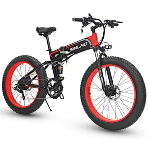 E-bike Giá Cả Cạnh Tranh 1000 Wát Động Cơ Pin Lithium Xe Đạp Điện Fat Tire Folding 13AH Smoro S11 26X4.0 Inch 48V 7 Tốc Độ 13 AH