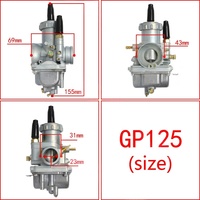 Carburateur personnalisable avec garantie en gros Moto Suzu Ki X4 125 GP100 GP125 TRS TR D TRZ