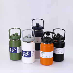 Bouteille d'eau isotherme en acier inoxydable Hongyuan 4000 ml avec poignée pour les voyages en plein air, le camping, la randonnée et les sports - Product Image 2