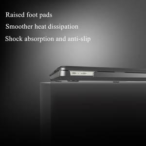 Funda de ordenador portátil TPU + PC a prueba de golpes para MacBook con valla de refrigeración y almohadillas antideslizantes resistente a los arañazos antihuellas dactilares - Product Image 6