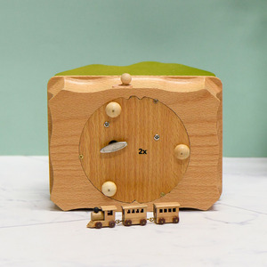 Cajas Musicales de Madera con Tren Mecánico de Madera con Logotipo Personalizado RTS, con Tren Giratorio, Ecológicas - Product Image 5