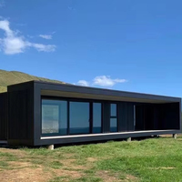Maison villa préfabriquée en acier extensible Construction rapide de villa à ossature métallique en acier léger