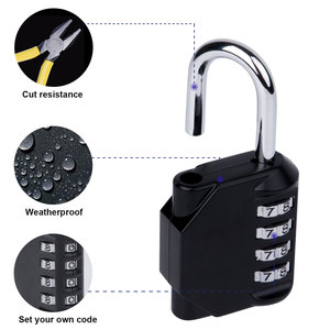 Factory Produce 4 Digits <strong>Code</strong> <strong>Lock</strong> Zinc Alloy Safety GYM Padlock Laptop <strong>Lock</strong> Hot Selling <strong>Security</strong> Combination <strong>Lock</strong> - Product Image 5