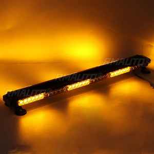 Barre lumineuse LED stroboscopique de 38 pouces, double face, ambre, feux d'avertissement de danger d'urgence, balises de sécurité pour véhicules, voitures, camions de remorquage, chasse-neige - Product Image 2