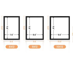 Set of 5 Natural Wood Wall Gallery <strong>Photo</strong> <strong>Frames</strong> Simple Rectangular Picture <strong>Frames</strong> 11x14 and 5x7 for Home DIY Wall Decoration - Product Image 6