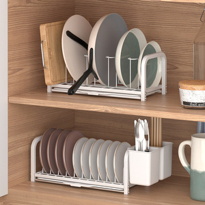 Escurridor de Platos Ajustable para Fregadero, con Escurridor de Utensilios de Cocina, Venta al por Mayor - Product Image 3