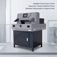 Cortadora de Papel Eléctrica Programable BC-520V8, Ancho de Corte de 520 mm, Máquina Industrial para Cortar Papel para Imprenta