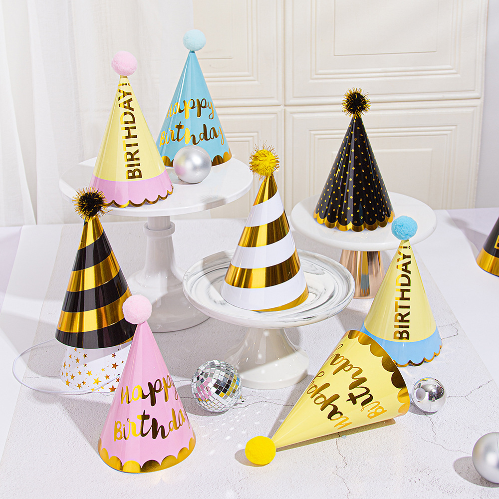 Party Supplies Decorations Party Hat Favors Birthday Party Supplies Cone Hat Paper Chinese New Year Easter Bag Sample Offered