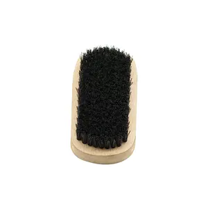 Brosse à chaussures personnalisée en bois et nylon multi-usages pour enlever les taches