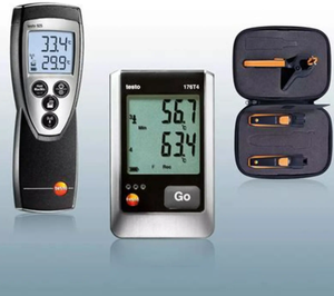 Testo 635-2 <b>Digital</b> Thermo <b>Hygrometer</b> with LCD Display USB Data Storage IP65 for Temperature and Humidity Measurement - Product Image 1