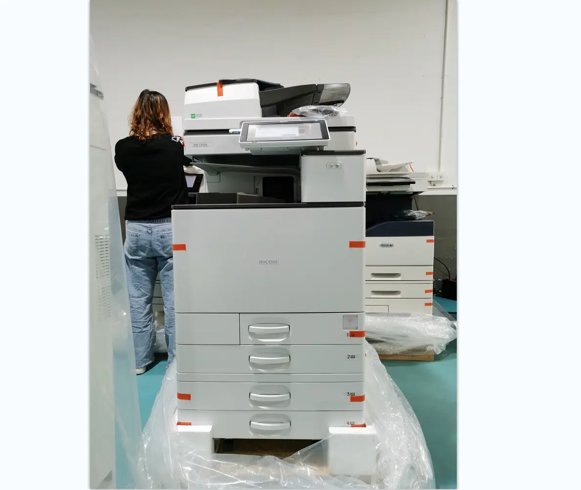 Renkli fotokopi makineleri MPC4504 Copitek kullanılan yeniden üretilmiş fotokopi makinesi