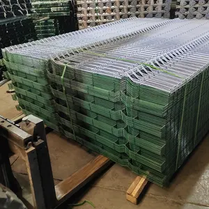 Heavy Gauge 3D Galvanized Steel Welded Curved PVC Coated 3D Wire Mesh Fence Panel