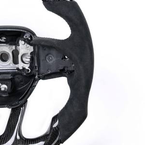 Volante de Repuesto Premium para Infiniti Q50, Lexus, <span class=keywords><strong>Audi</strong></span> y Honda con Fibra de Carbono en Forma de Panal y Alcántara - Product Image 2